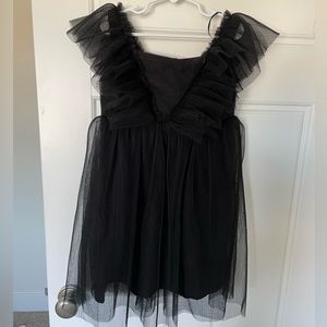 H&M Black Tulle Dress (size 6X)